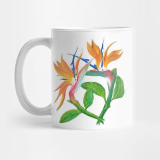 Flowers: Paradise : two birds of paradise Mug